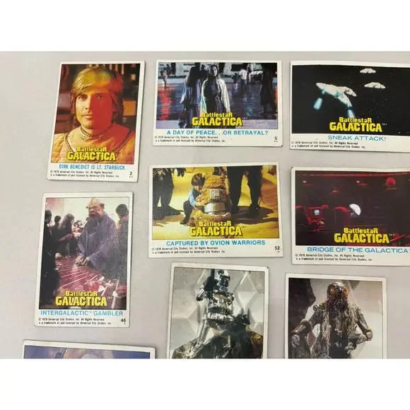 Topps Battlestar Galactica Sticker / Card Lot 25 - Picture 2 of 9